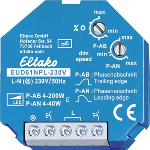 61100832 - Regulador de luz universal sin conexión N EUD61NPL-230V