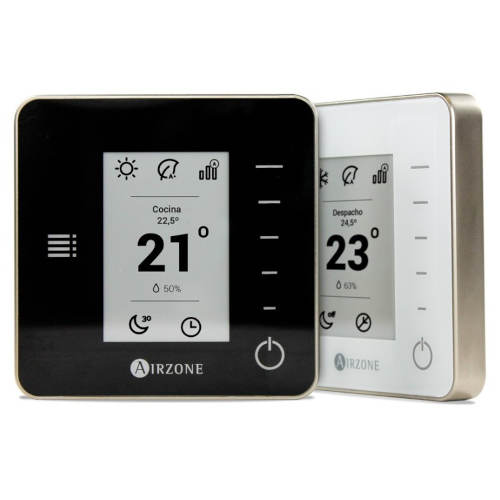 AZCE6THINKRB - TERMOSTATO MONOFÁSICO CROMO AIRZONE THINK 8 ZONAS BLANCO AZCE6THINKRB - TERMOSTATO MONOFÁSICO CROMO AIRZONE THINK 8 ZONAS BLANCO